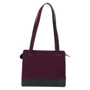 Chanel Vintage Logo Tote Cotton Purple Cotton Tote Bag Bag